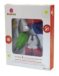 Refurbished Tool Set – Soft Foam Pretend Play Tools with Red Caddy