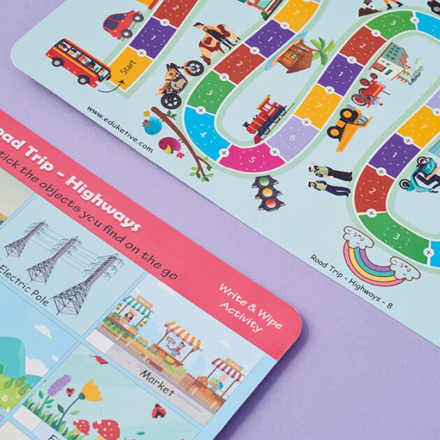 Refurbished Write & Wipe Activity - Road Trip - Image 2