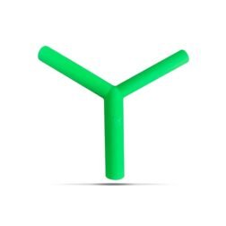 Green Speech Teether with textured arms for sensory and oral development