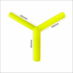 Yellow Speech Teether with three textured arms for teething and oral motor development